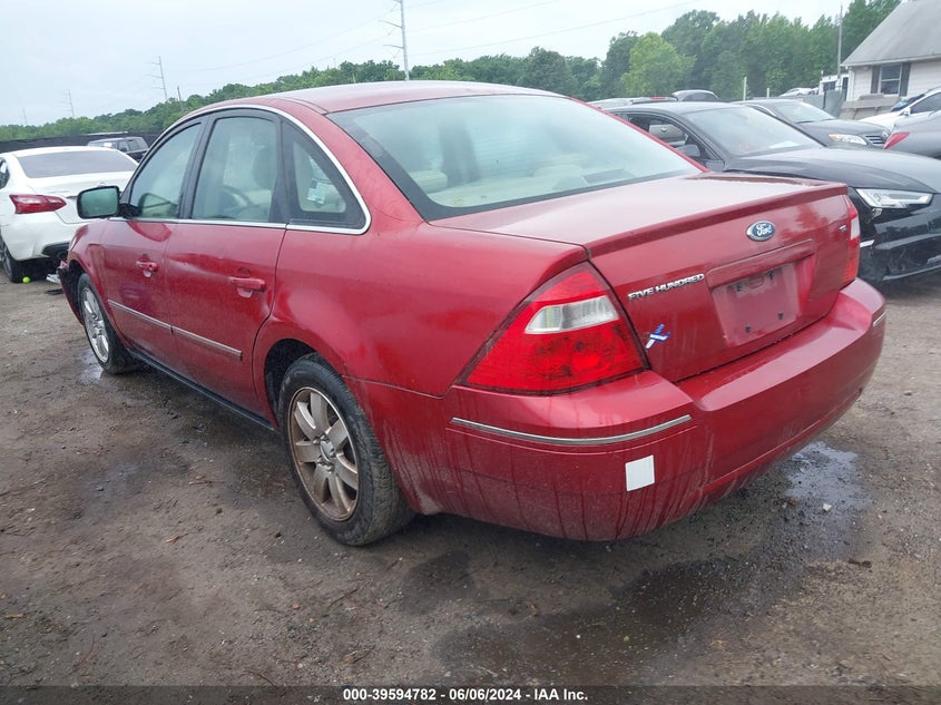 2005 Ford Five Hundred Sel VIN: 1FAFP24155G159007 Lot: 39594782