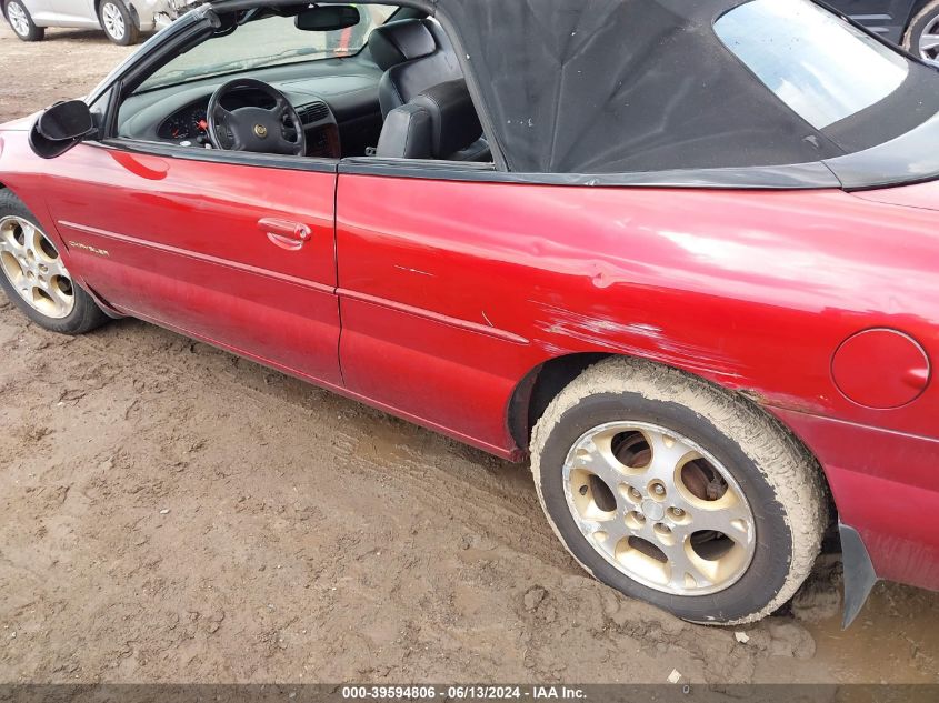 2000 Chrysler Sebring Jxi VIN: 3C3EL55H8YT216867 Lot: 39594806