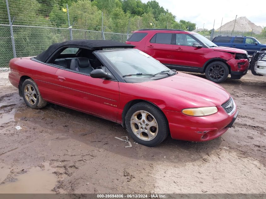 2000 Chrysler Sebring Jxi VIN: 3C3EL55H8YT216867 Lot: 39594806