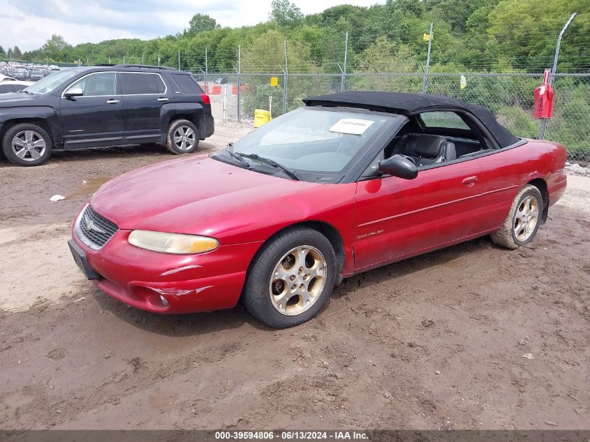 2000 Chrysler Sebring Jxi VIN: 3C3EL55H8YT216867 Lot: 39594806