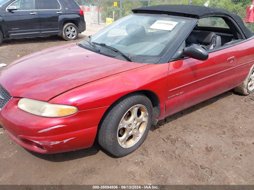 2000 Chrysler Sebring Jxi VIN: 3C3EL55H8YT216867 Lot: 39594806