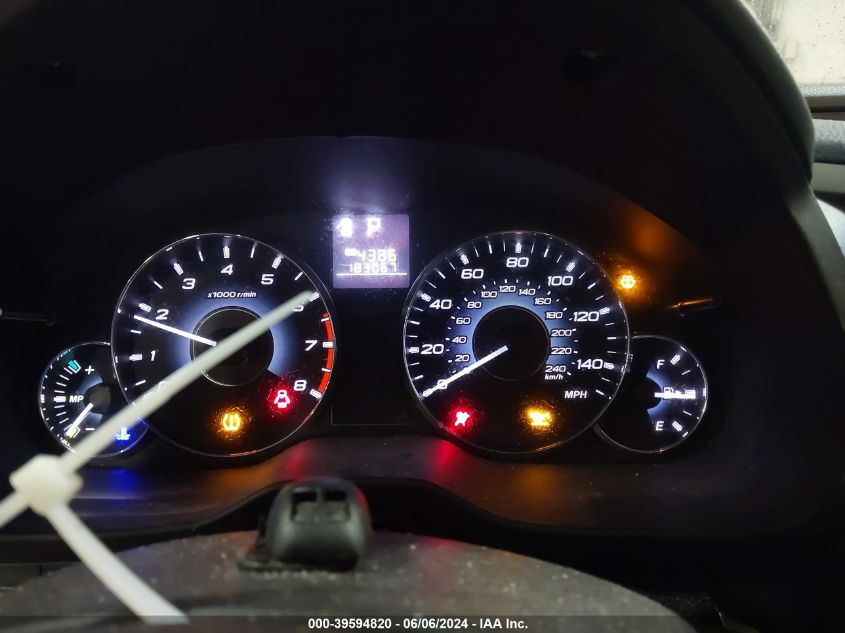 2011 Subaru Legacy 2.5I VIN: 4S3BMBA69B3249815 Lot: 39594820