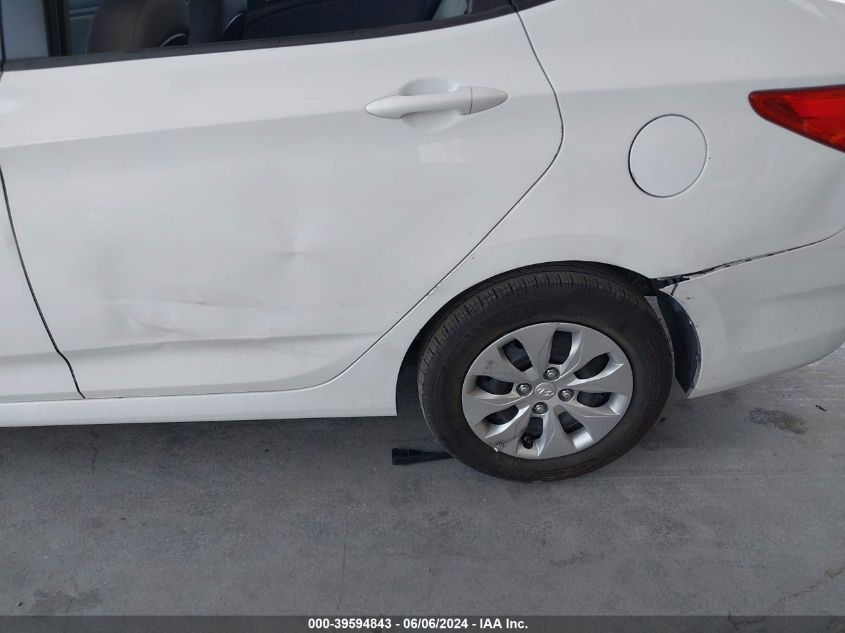 2016 Hyundai Accent Se VIN: KMHCT4AE2GU021260 Lot: 39594843