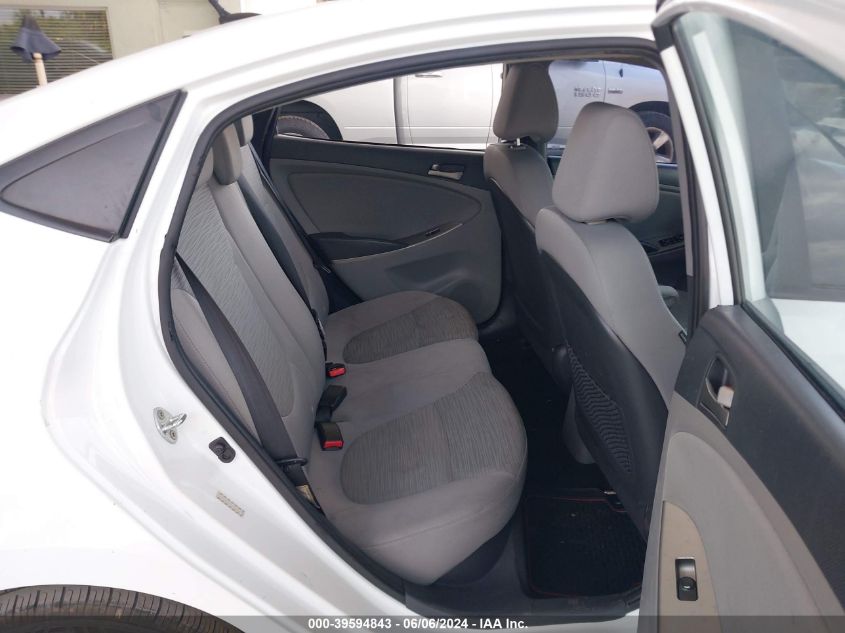 2016 Hyundai Accent Se VIN: KMHCT4AE2GU021260 Lot: 39594843