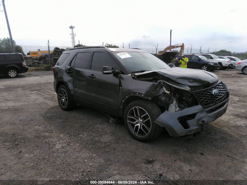 2018 Ford Explorer Sport VIN: 1FM5K8GT2JGB96560 Lot: 39594844
