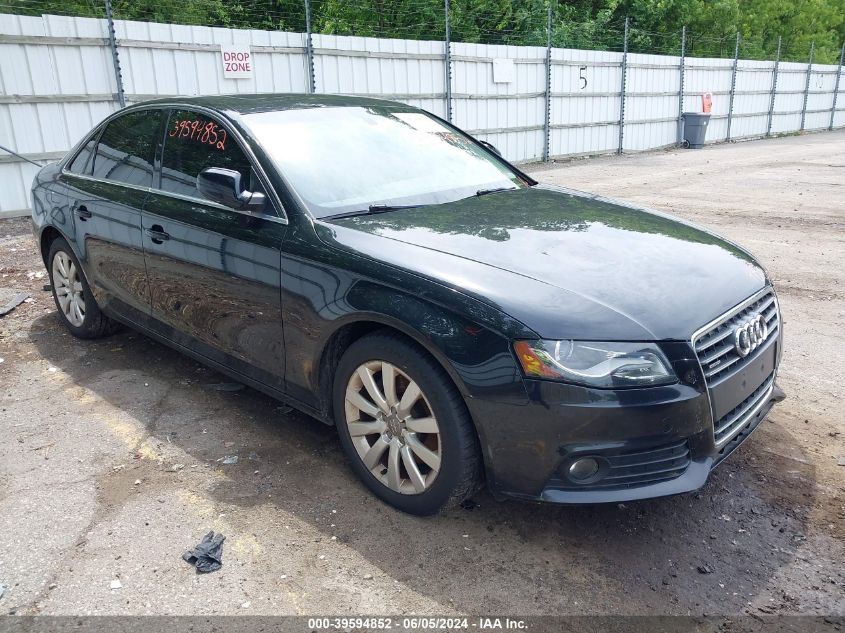 2011 Audi A4 2.0T Premium VIN: WAUFFAFL6BN034172 Lot: 39594852