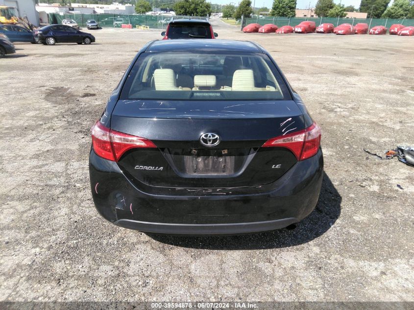 2017 Toyota Corolla Le VIN: 2T1BURHE8HC885566 Lot: 39594878