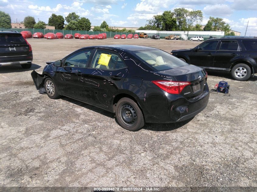 2017 Toyota Corolla Le VIN: 2T1BURHE8HC885566 Lot: 39594878