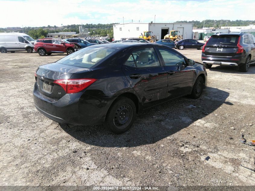 2017 Toyota Corolla Le VIN: 2T1BURHE8HC885566 Lot: 39594878