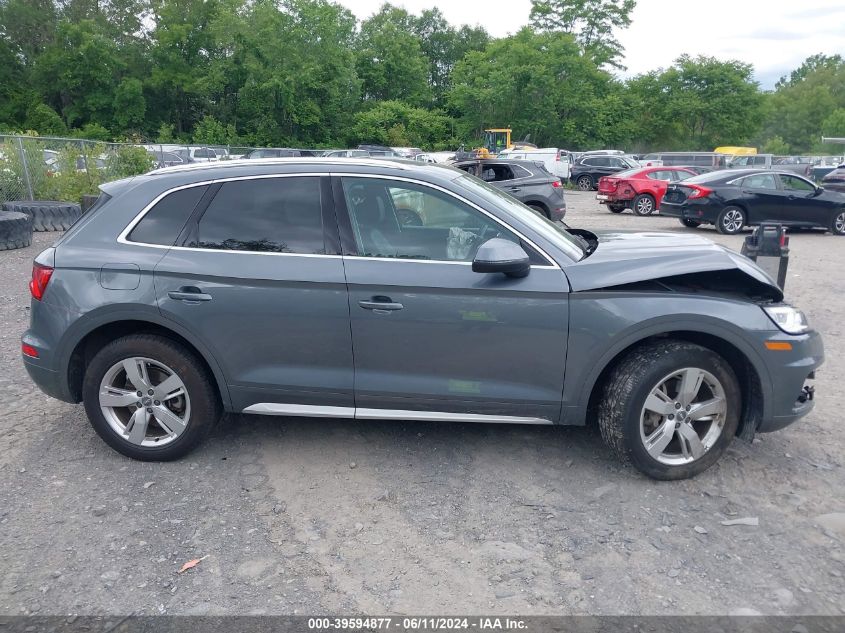 2018 Audi Q5 2.0T Premium/2.0T Tech Premium VIN: WA1BNAFY5J2149663 Lot: 39594877