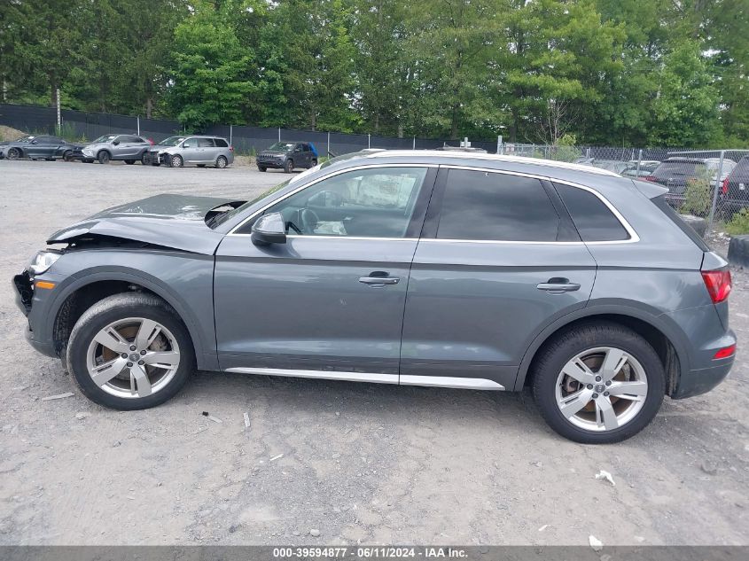 2018 Audi Q5 2.0T Premium/2.0T Tech Premium VIN: WA1BNAFY5J2149663 Lot: 39594877