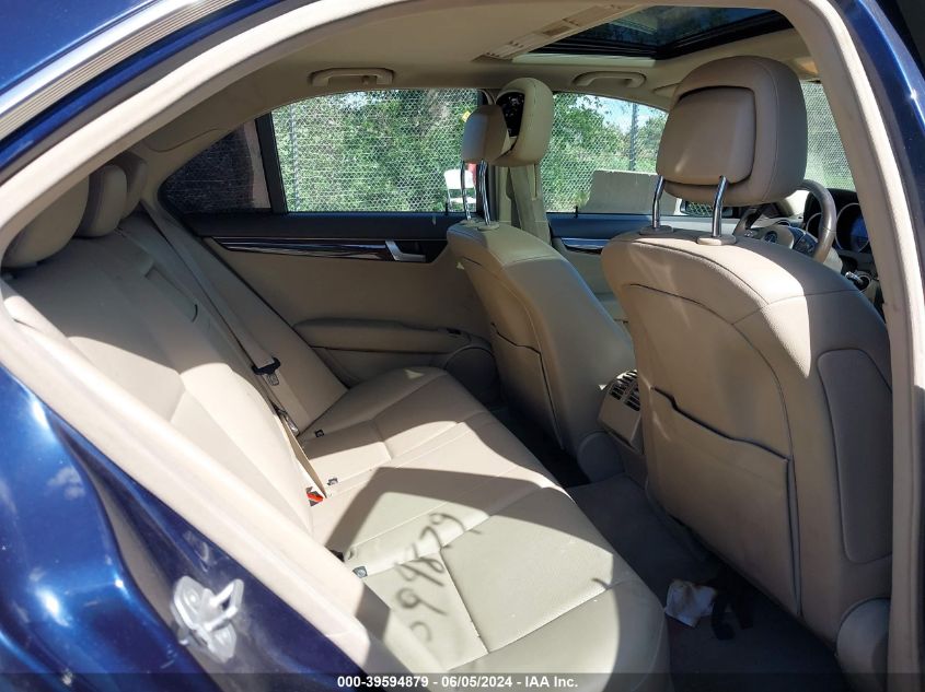 2012 Mercedes-Benz C 300 Luxury 4Matic/Sport 4Matic VIN: WDDGF8BB1CR228265 Lot: 39594879