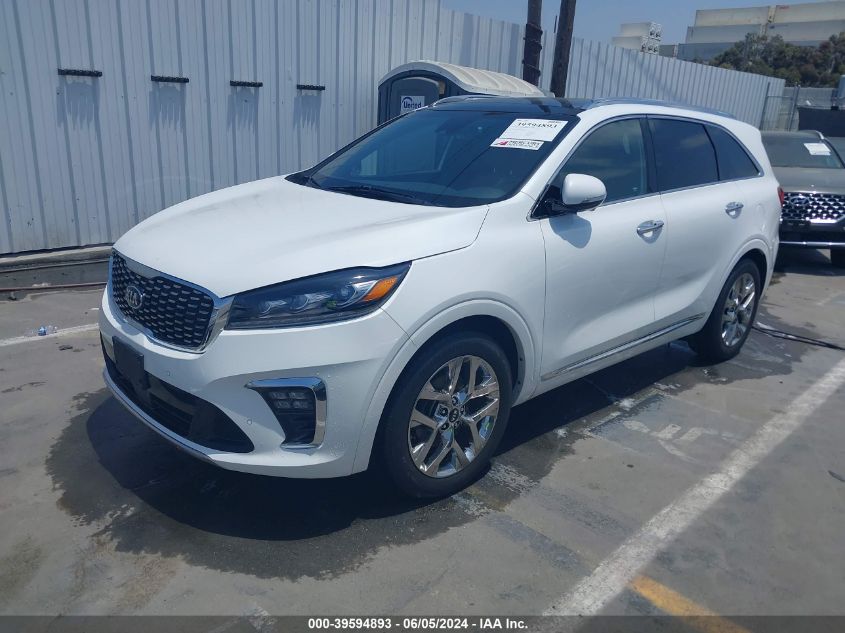 2019 Kia Sorento 3.3L Sxl VIN: 5XYPK4A5XKG530743 Lot: 39594893