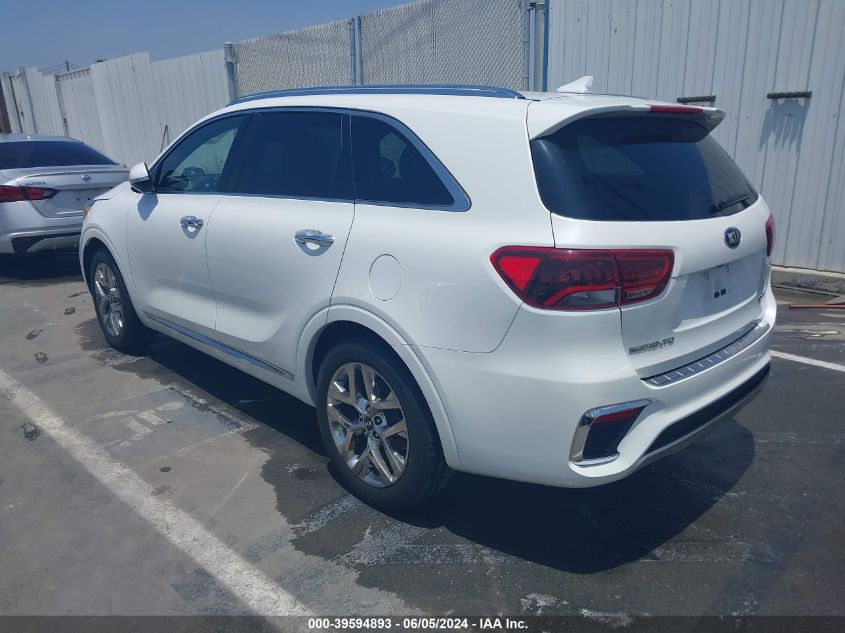 2019 KIA SORENTO 3.3L SXL - 5XYPK4A5XKG530743