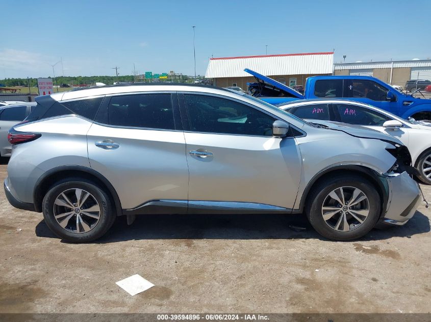 2020 Nissan Murano Sv Fwd VIN: 5N1AZ2BJ8LN131272 Lot: 39594896