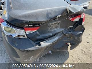 2013 Hyundai Elantra Limited VIN: KMHDH4AE8DU876773 Lot: 39594913