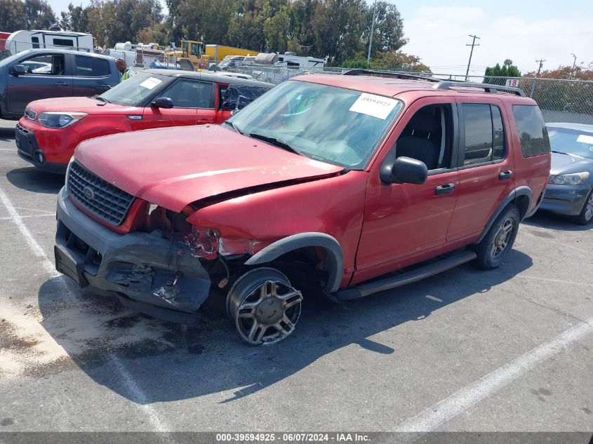 2003 Ford Explorer Xls VIN: 1FMZU62K33ZA09655 Lot: 39594925