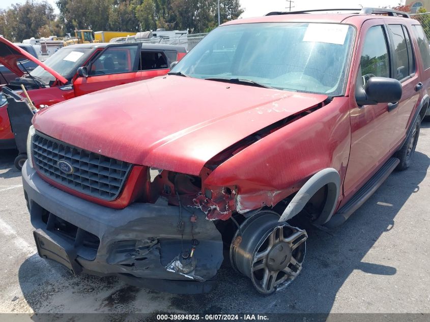 2003 Ford Explorer Xls VIN: 1FMZU62K33ZA09655 Lot: 39594925