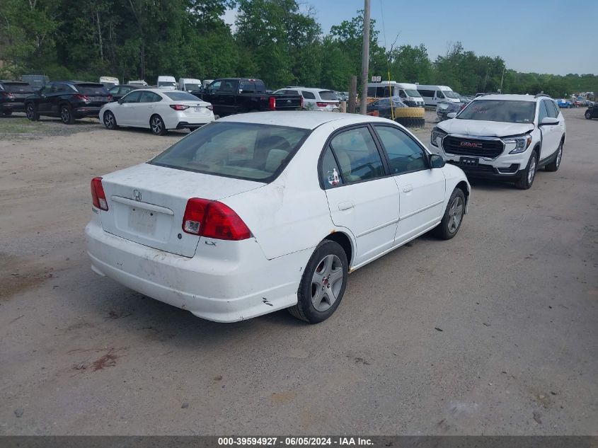 2HGES16515H523489 | 2005 HONDA CIVIC