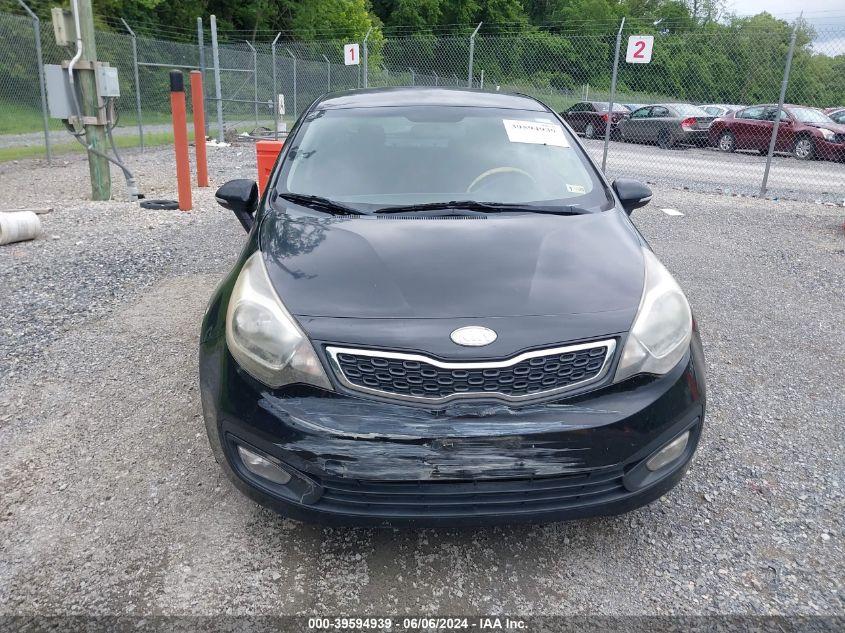 2013 Kia Rio Ex VIN: KNADN4A34D6113338 Lot: 39594939