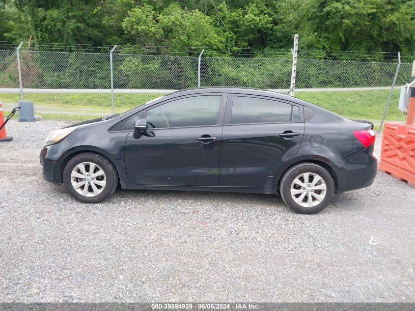 2013 Kia Rio Ex VIN: KNADN4A34D6113338 Lot: 39594939