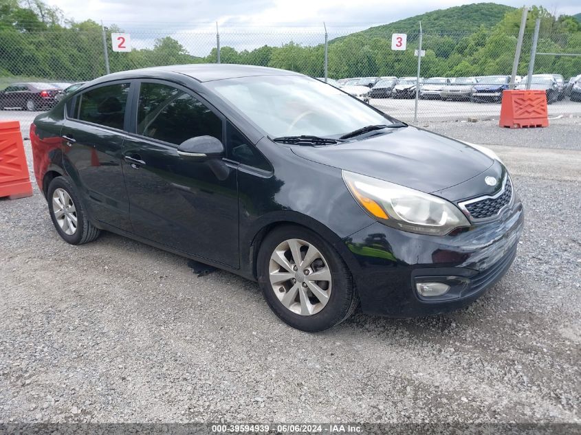 2013 Kia Rio Ex VIN: KNADN4A34D6113338 Lot: 39594939