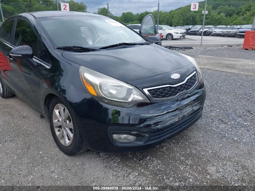 2013 Kia Rio Ex VIN: KNADN4A34D6113338 Lot: 39594939