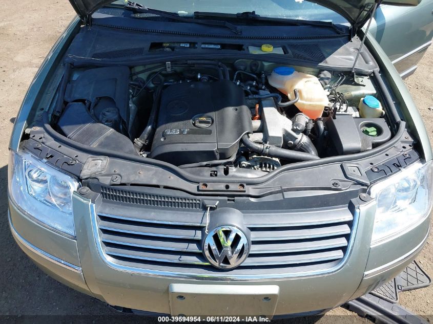 2004 Volkswagen Passat Gls VIN: WVWVD63B04E120903 Lot: 39594954