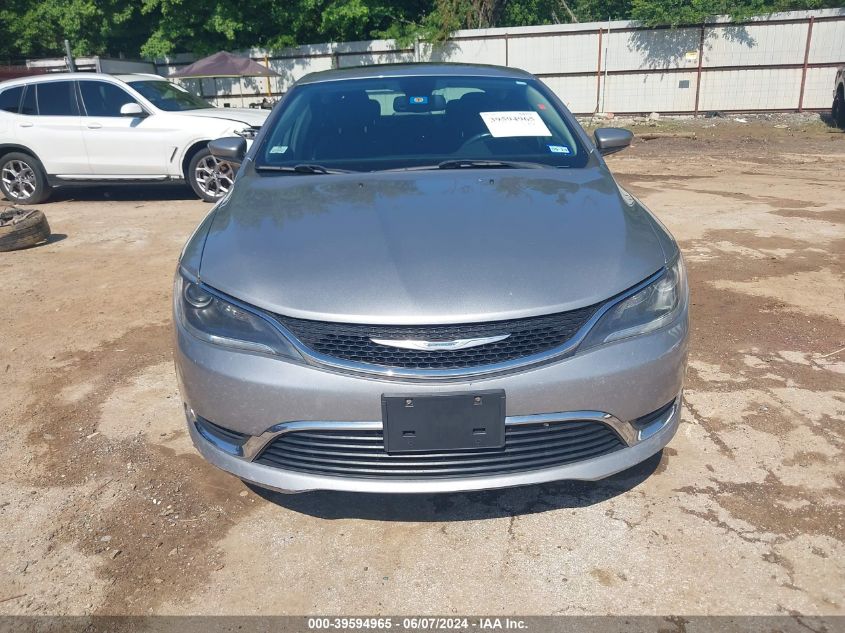 2016 Chrysler 200 Limited VIN: 1C3CCCAB6GN174419 Lot: 39594965