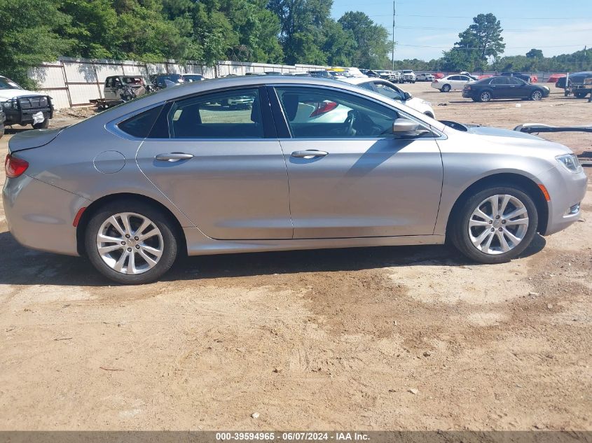 2016 Chrysler 200 Limited VIN: 1C3CCCAB6GN174419 Lot: 39594965