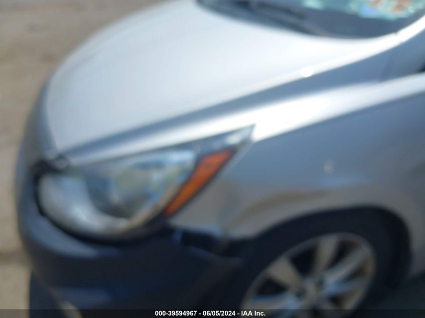 2012 Hyundai Accent Se VIN: KMHCU5AE2CU042977 Lot: 39594967