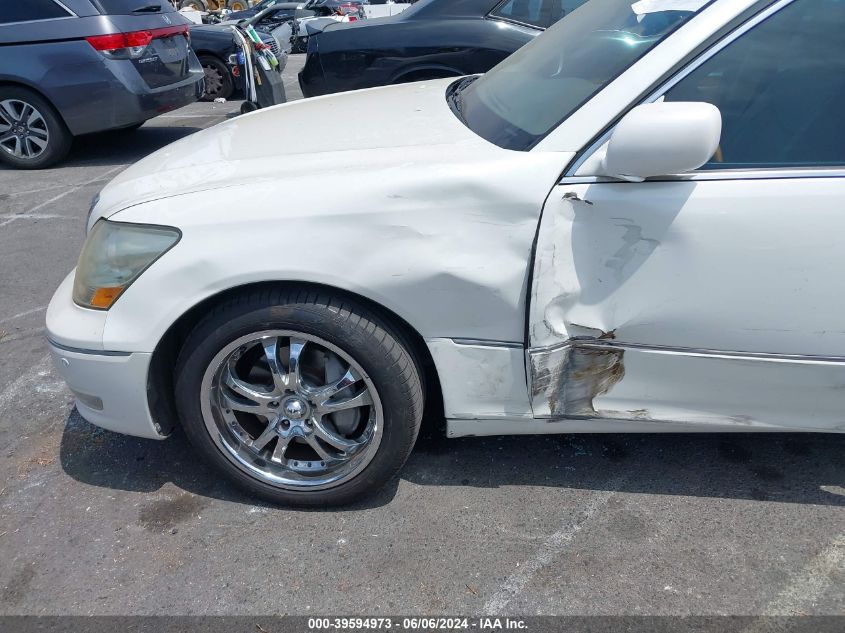 2005 Lexus Ls 430 VIN: JTHBN36F255019097 Lot: 39594973