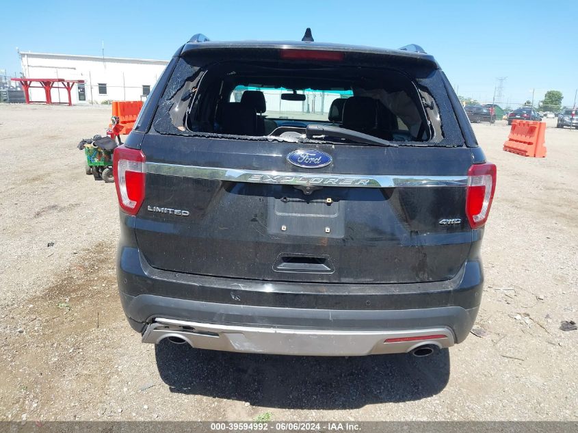 2017 Ford Explorer Limited VIN: 1FM5K8F87HGA17002 Lot: 39594992