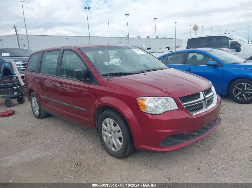 2015 Dodge Grand Caravan American Value Pkg VIN: 2C4RDGBG4FR576106 Lot: 39595012