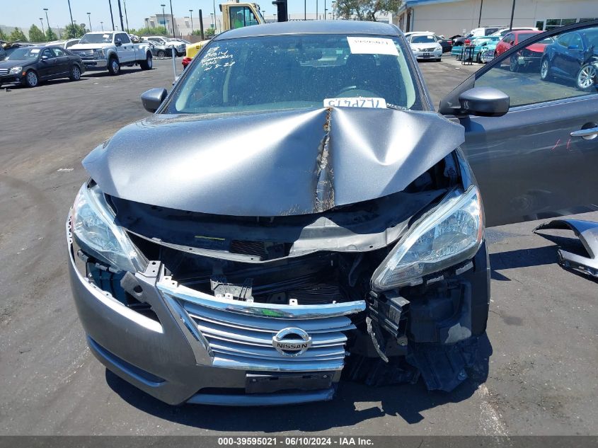 2015 Nissan Sentra S VIN: 3N1AB7AP2FY285403 Lot: 39595021