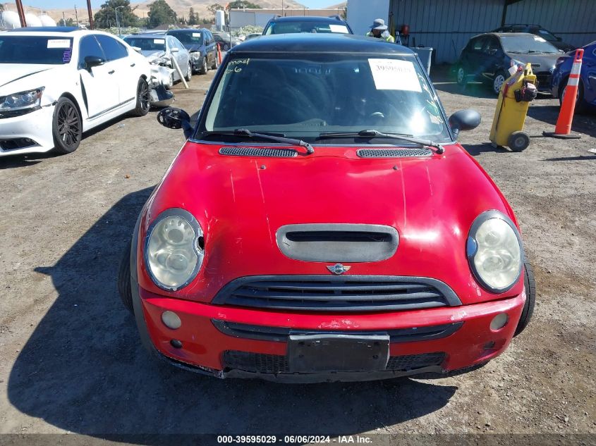 2005 Mini Cooper S VIN: WMWRE33595TL12404 Lot: 39595029