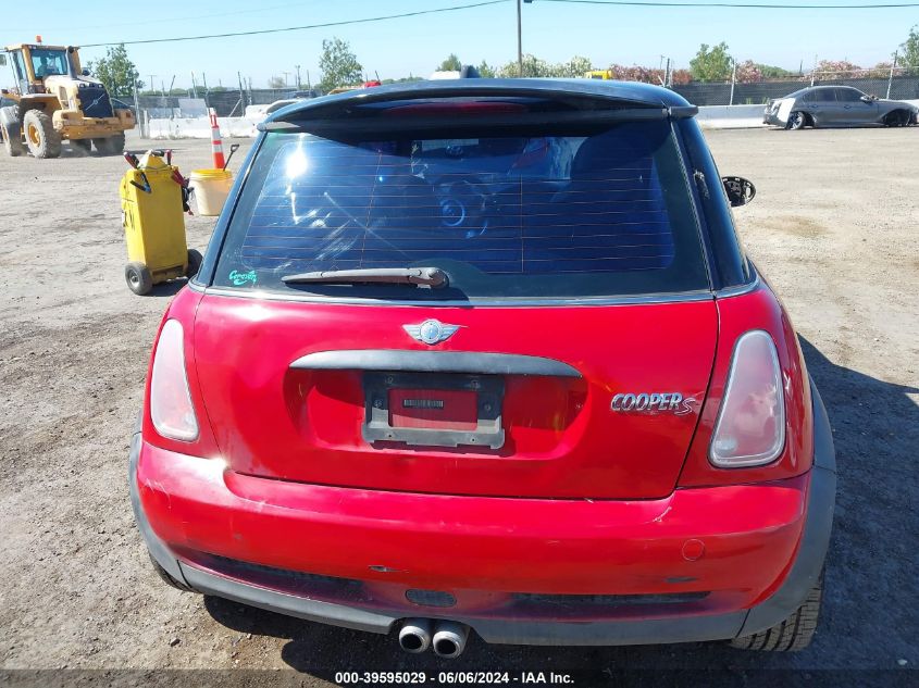 2005 Mini Cooper S VIN: WMWRE33595TL12404 Lot: 39595029