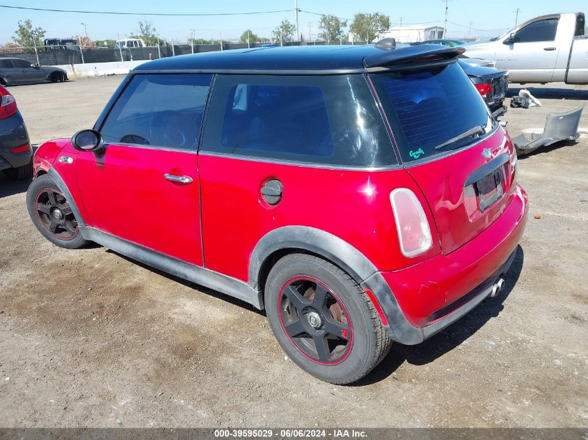 2005 Mini Cooper S VIN: WMWRE33595TL12404 Lot: 39595029