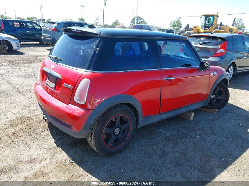 2005 Mini Cooper S VIN: WMWRE33595TL12404 Lot: 39595029