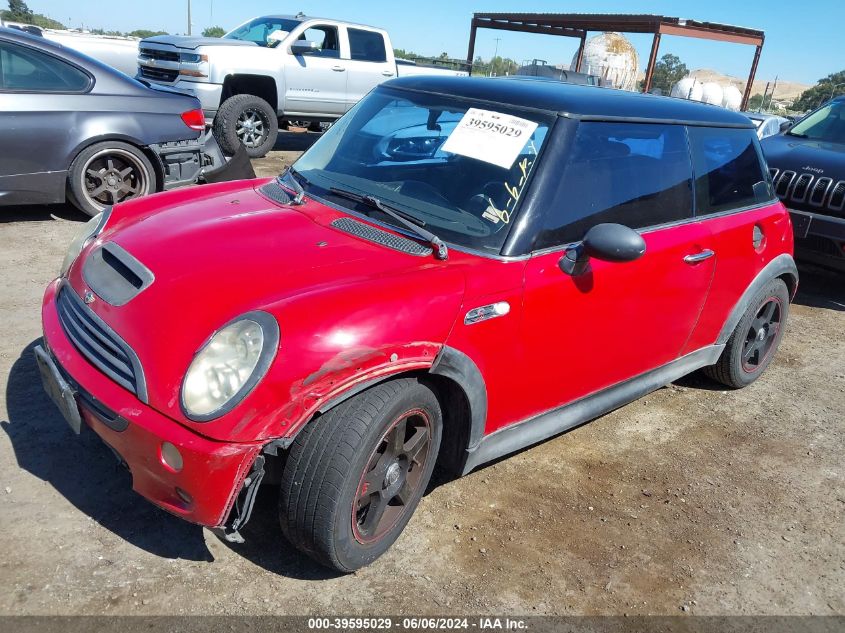 2005 Mini Cooper S VIN: WMWRE33595TL12404 Lot: 39595029