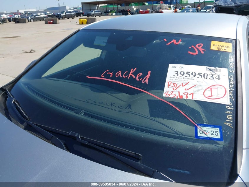 2023 Volkswagen Jetta 1.5T Sport VIN: 3VWBM7BU2PM036458 Lot: 39595034