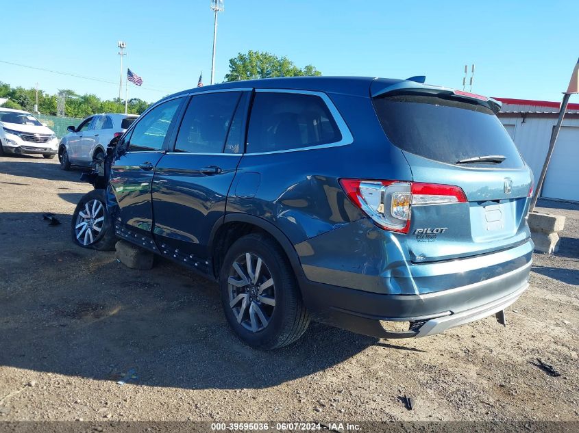 2020 Honda Pilot Awd Ex-L VIN: 5FNYF6H56LB063548 Lot: 39595036