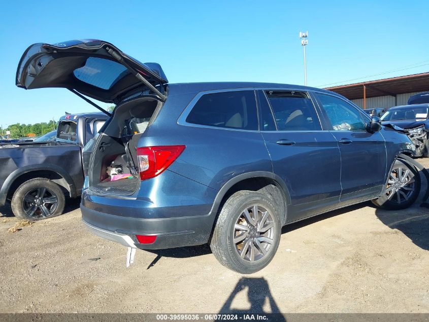 2020 Honda Pilot Awd Ex-L VIN: 5FNYF6H56LB063548 Lot: 39595036