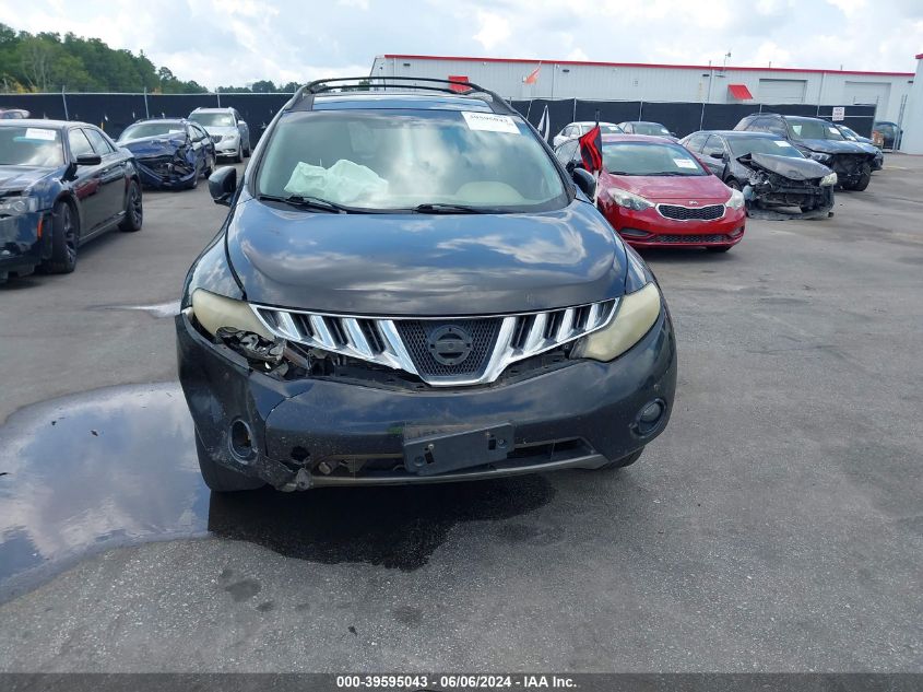 2009 Nissan Murano Sl VIN: JN8AZ18U59W002641 Lot: 39595043