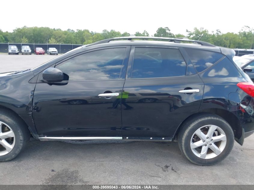 2009 Nissan Murano Sl VIN: JN8AZ18U59W002641 Lot: 39595043