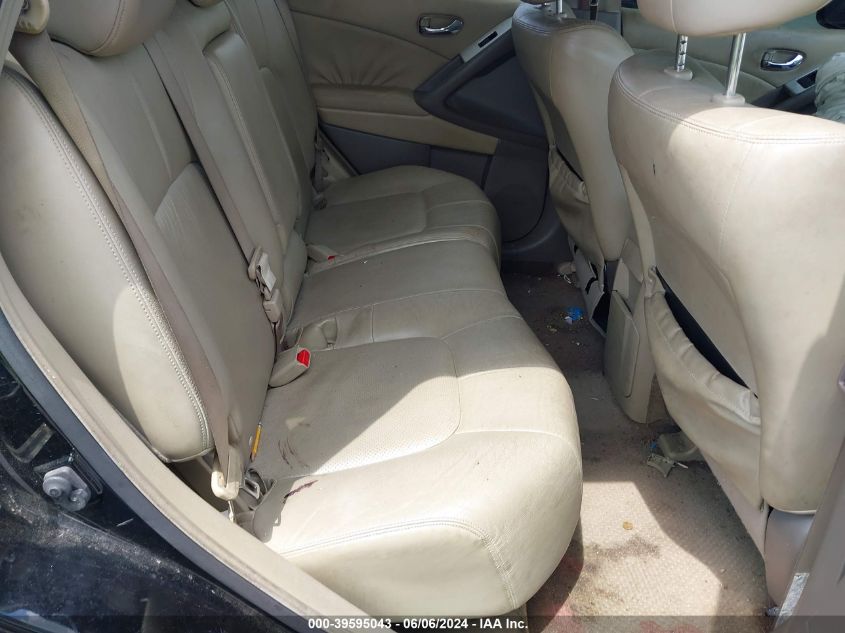 2009 Nissan Murano Sl VIN: JN8AZ18U59W002641 Lot: 39595043