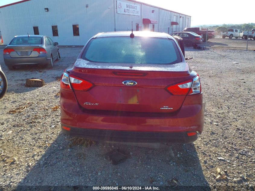 2014 Ford Focus Se VIN: 1FADP3F25EL138233 Lot: 39595045