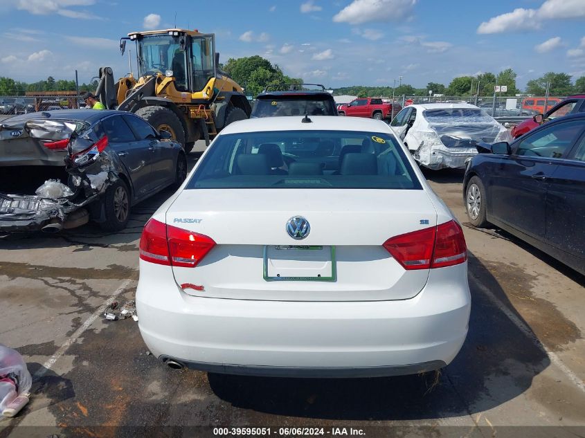 2012 Volkswagen Passat 2.5L Se VIN: 1VWBH7A30CC069077 Lot: 39595051