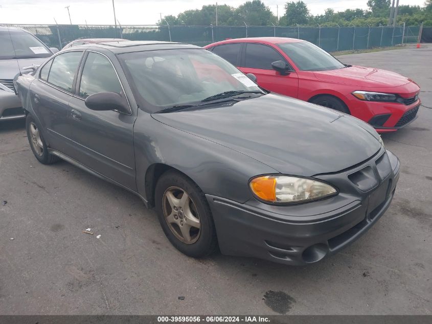 2004 Pontiac Grand Am Se VIN: 1G2NE52F74C244758 Lot: 39595056