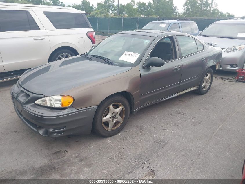 2004 Pontiac Grand Am Se VIN: 1G2NE52F74C244758 Lot: 39595056